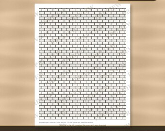 Dollhouse Wallpaper & Flooring Printable 1:12 Scale — Shop Interior Pack, 20 Sheets