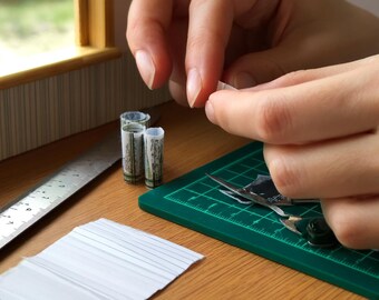 Miniature Posters & Prints Printable 1:12 Scale — Dollhouse Accessories Digital Download