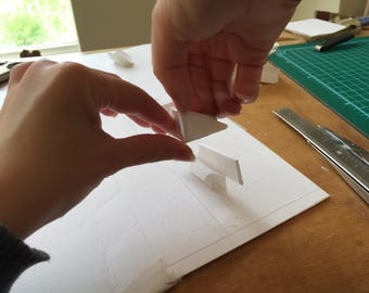 Dollhouse Shop Furniture Set 1:12 Scale — 4 Printable Miniature Templates