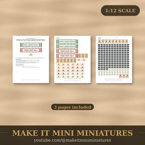 1:12 Scale Fruit Crate Labels & Market Signs – Dollhouse Stall Printable (Digital Download) image 4