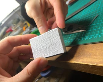 Dollhouse Shop Counter Template 1:12 Scale — Printable Miniature Furniture Cut-Out Pattern