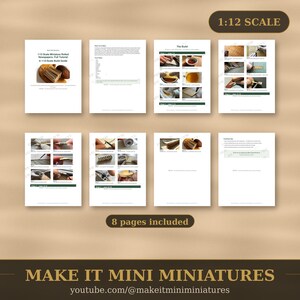 Miniature Rolled Newspapers — 1:12 Scale Miniature Build Guide, Printable Step-by-Step Tutorial image 4