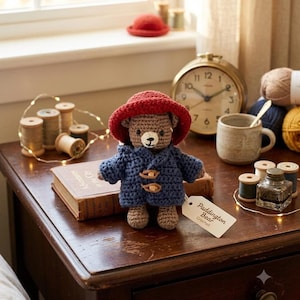 Mini Bear Crochet Pattern, Amigurumi Teddy PDF with Step-by-Step Instructions