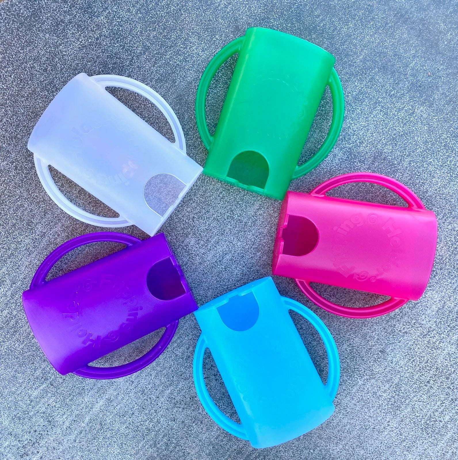 Flipping Holder 2 Pack for Food Pouches, Juice Boxes, Juice Pouches No