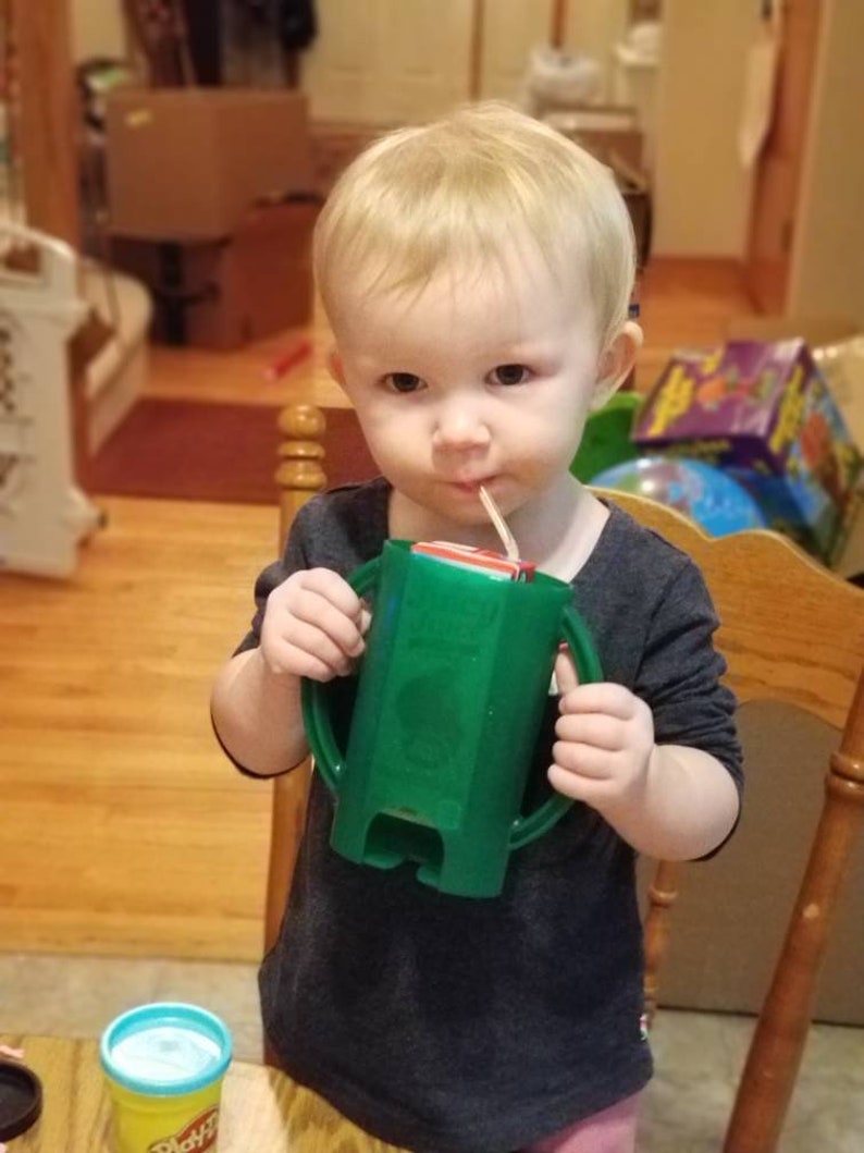 Flipping Holder 2 Pack for Food Pouches, Juice Boxes, Juice Pouches No