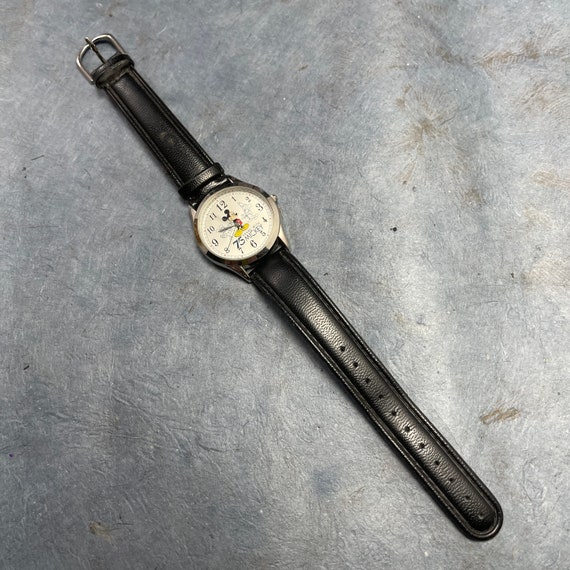 Lorus by Seiko, Mickey Mouse Watch, Blue Face, Gold Tone Images