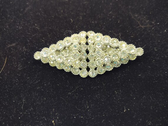 Layered Duet, Brooch and Two Dress Clips, Triangle
