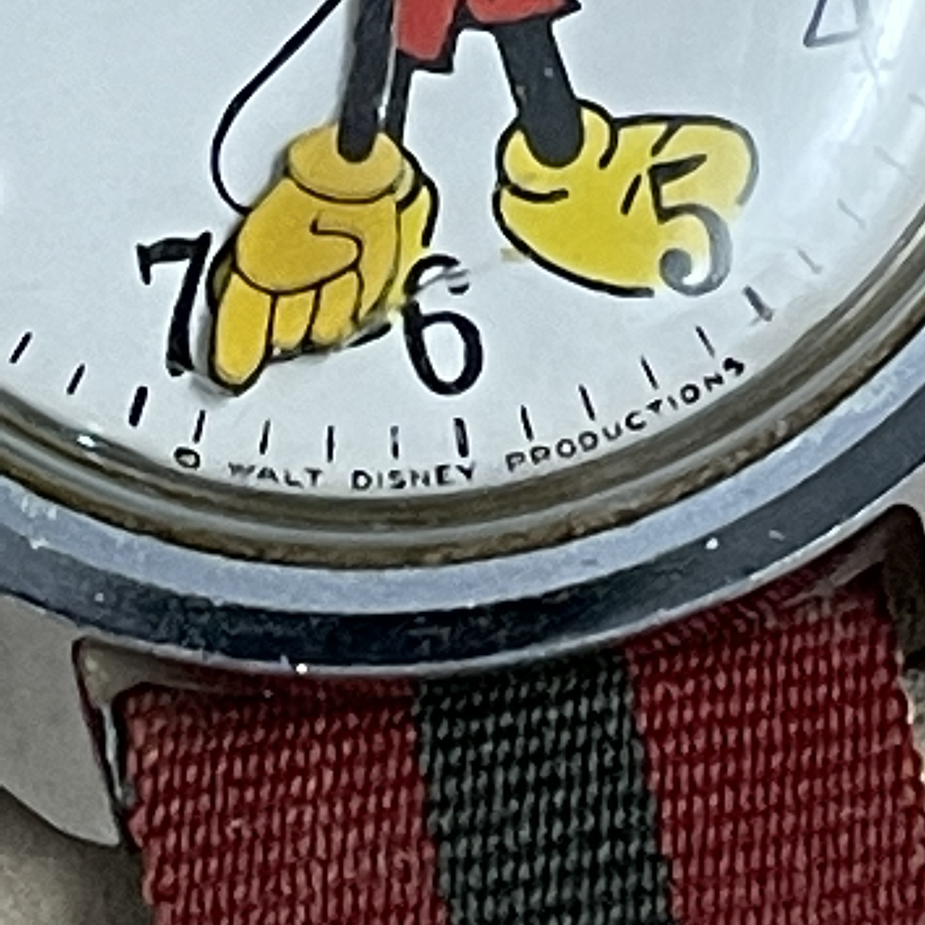 Timex Mickey Mouse Watched, Marked Electric, New Battery 
