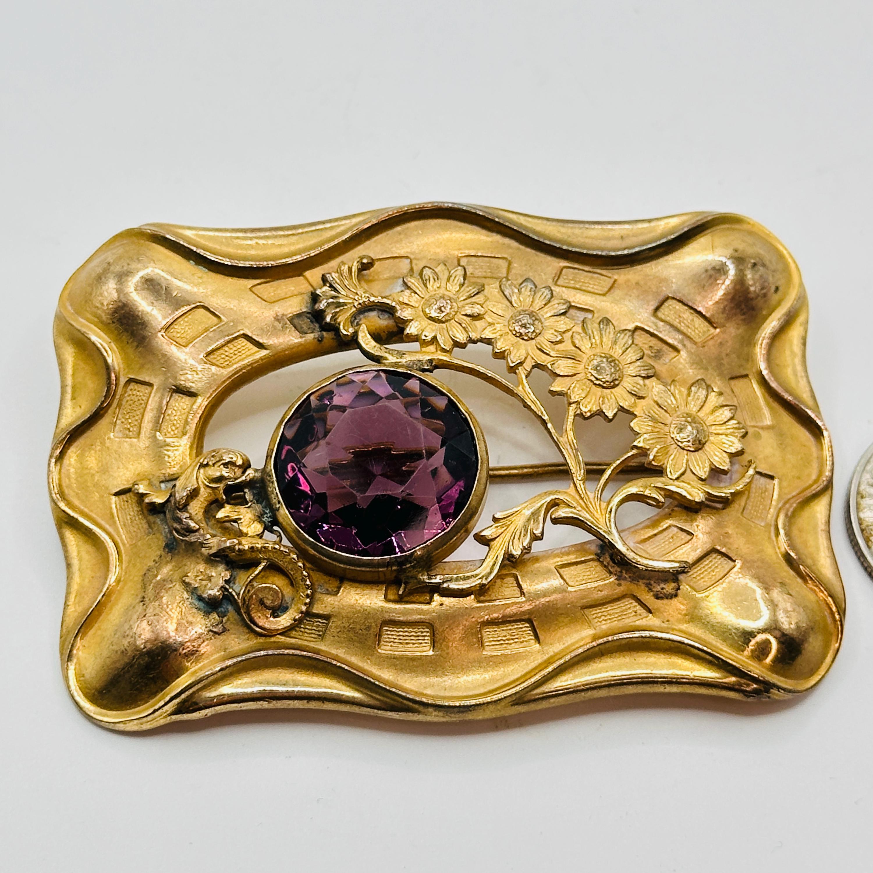 Antique Victorian Sash Buckle Round 3\