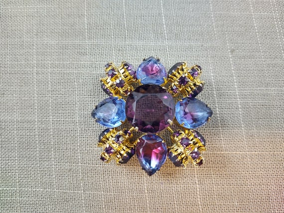 Likely Juliana Stunning and Large Brooch Round and Teardrop | Etsy