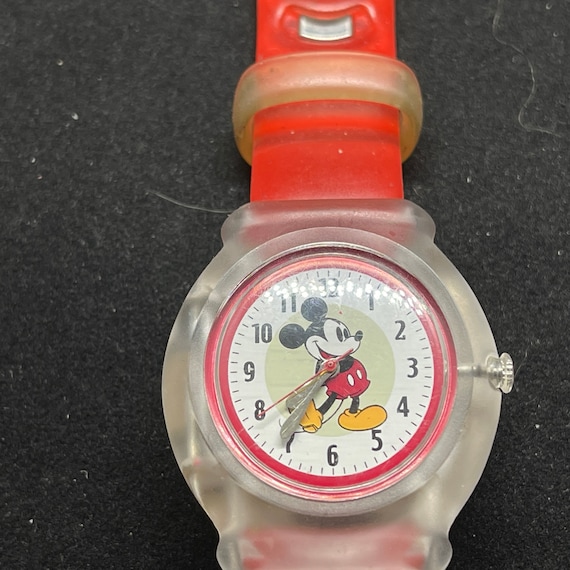 Mickey Mouse Snap Watch, Red - image 4