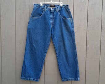 Vtg 90s Zonz Jeans 38x30 Baggy Wide Leg Loose Skater Denim Jnco Style Y2K 40x30