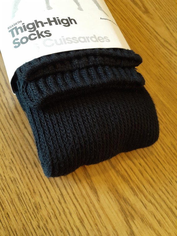 American Apparel Black Thigh High Socks Made USA … - image 6