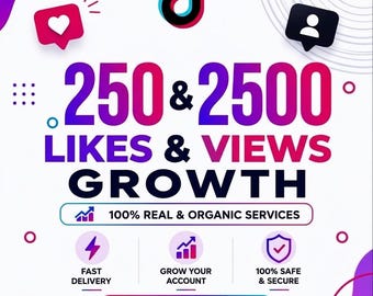 Tiktok Growth Guide, 250 Likes and 2500 Views Boost Your Promotion Strategy,  Niche strategy, Content calendar