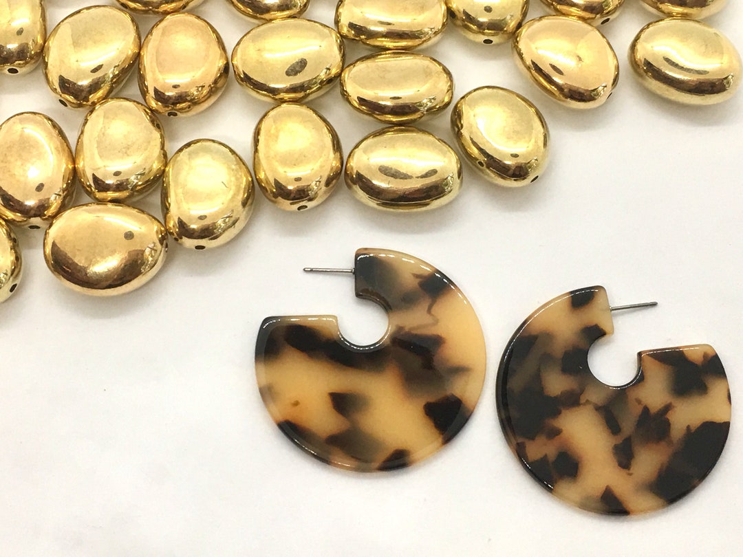 Tortoise Shell Hoop Earrings Blonde Shell Earrings Tortoise Shell Jewelry Brown Earrings Tortoise Hoops Thin Skinny Earrings Geometric Etsy Ireland