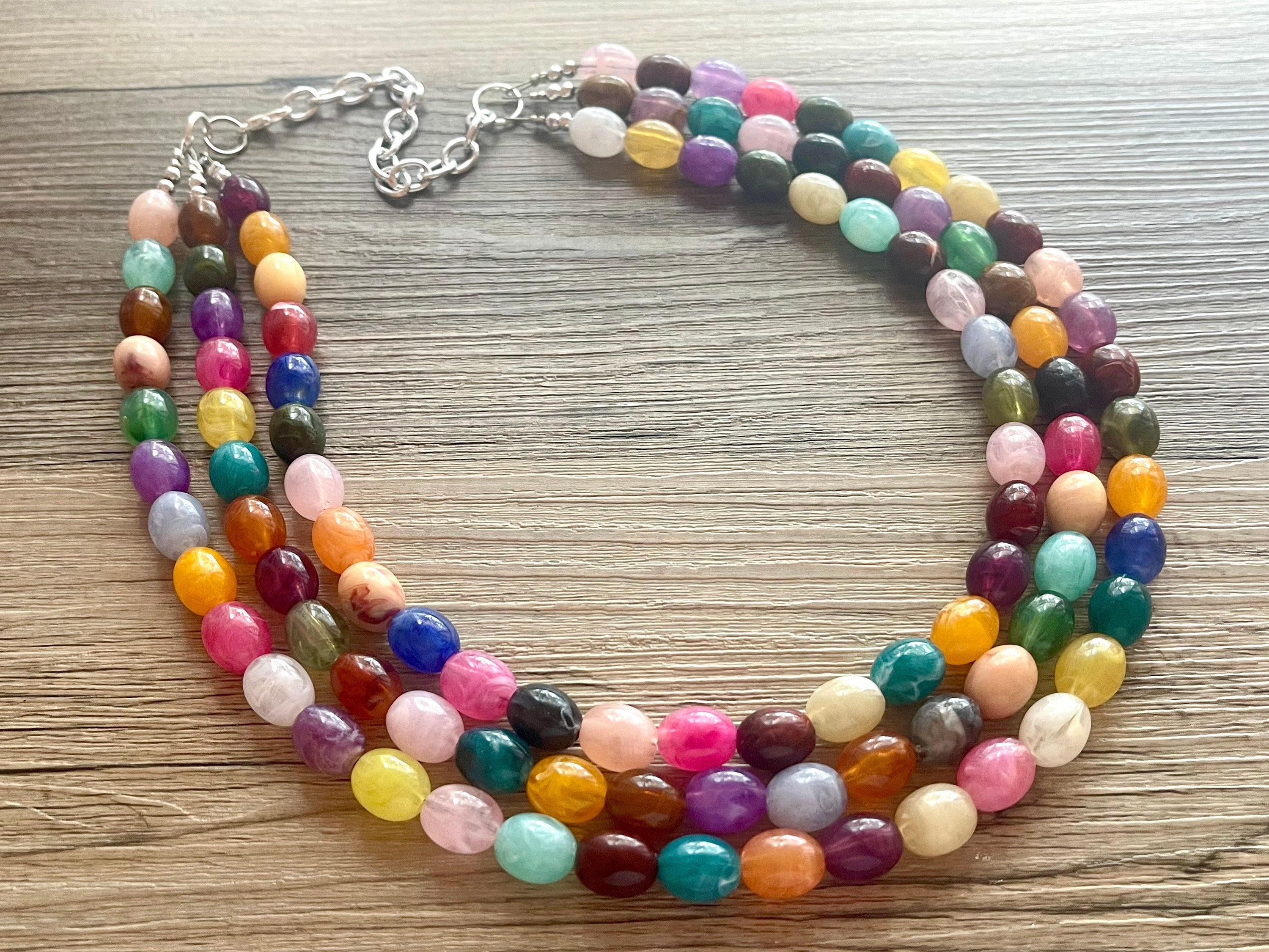 Jelly Bean Necklace - Etsy