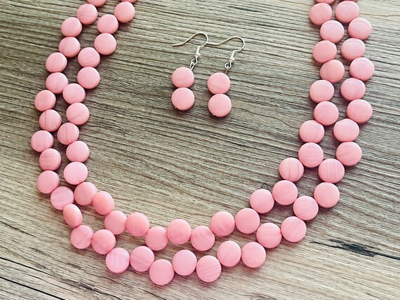 Blush statement necklace best sale
