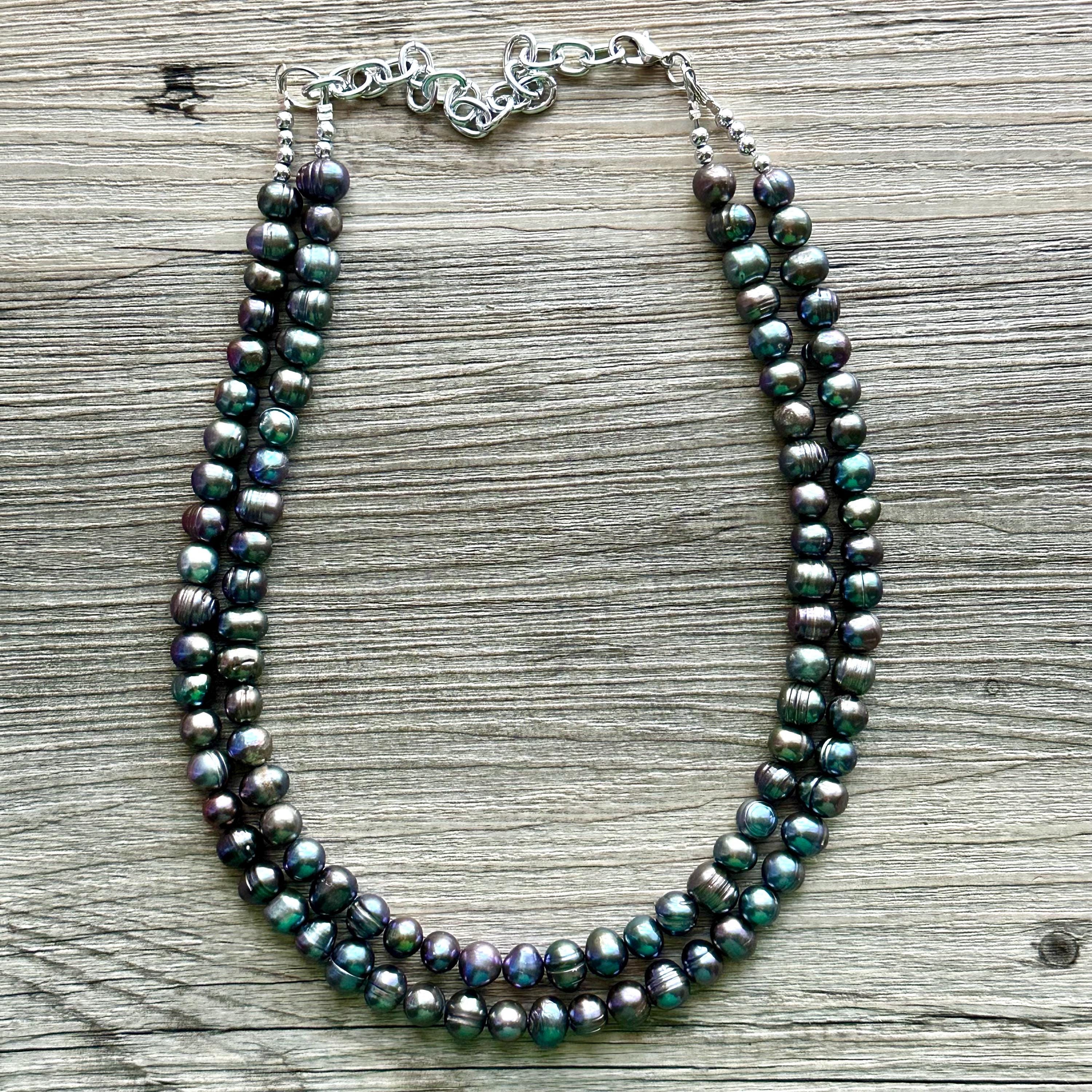 Set Di Orecchini E Pendente Con Perle Biwa - Set Di Perle - Foto 5