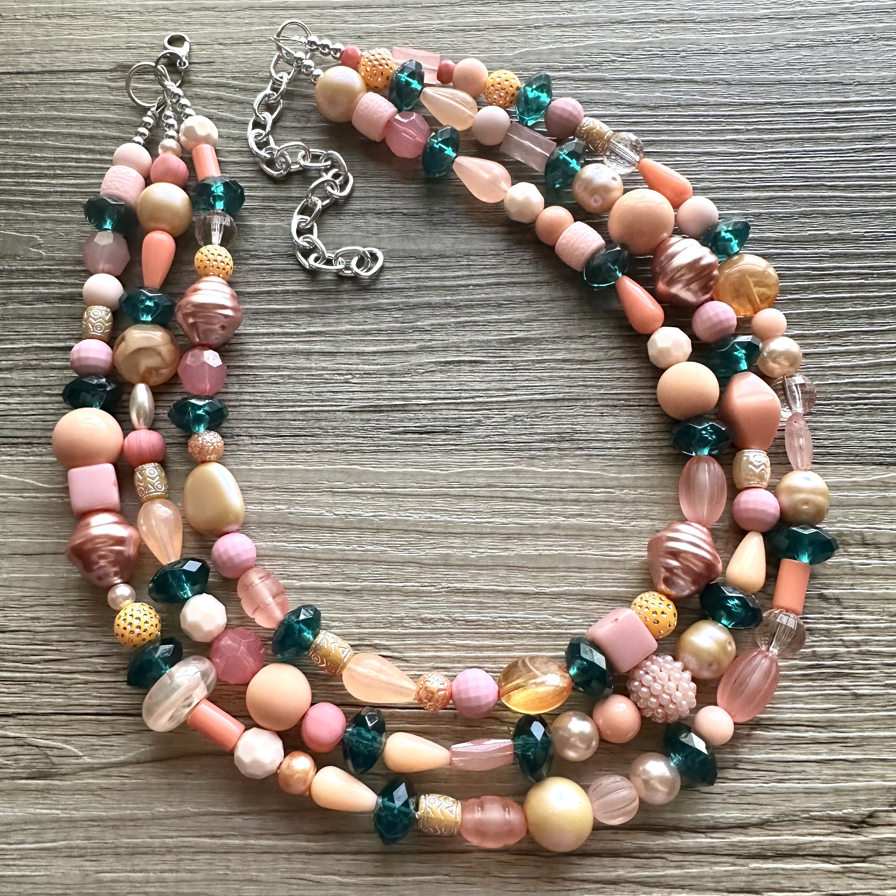 ネックレス・ペンダント Tropical Beads Necklace Tropical Paradise Painted Beaded Necklace, Colorful Jewelry