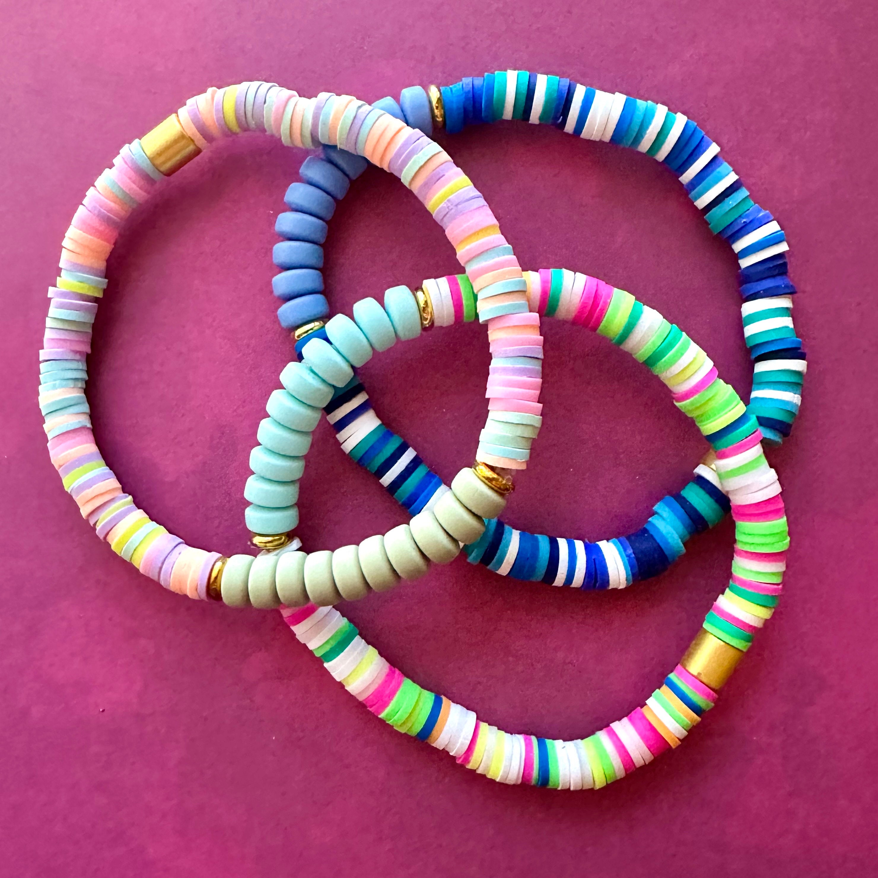 Set 7 Braccialetti Elastici Di Pasqua - Con Animaletti E Scritte Colorate - Regalo Per Bambini E Ragazze - 5