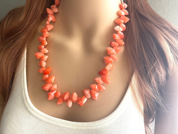Pink coral jewelry sets sale