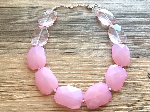 Chunky Pink Necklace Set at Best Price in Bengaluru | Koral Tree