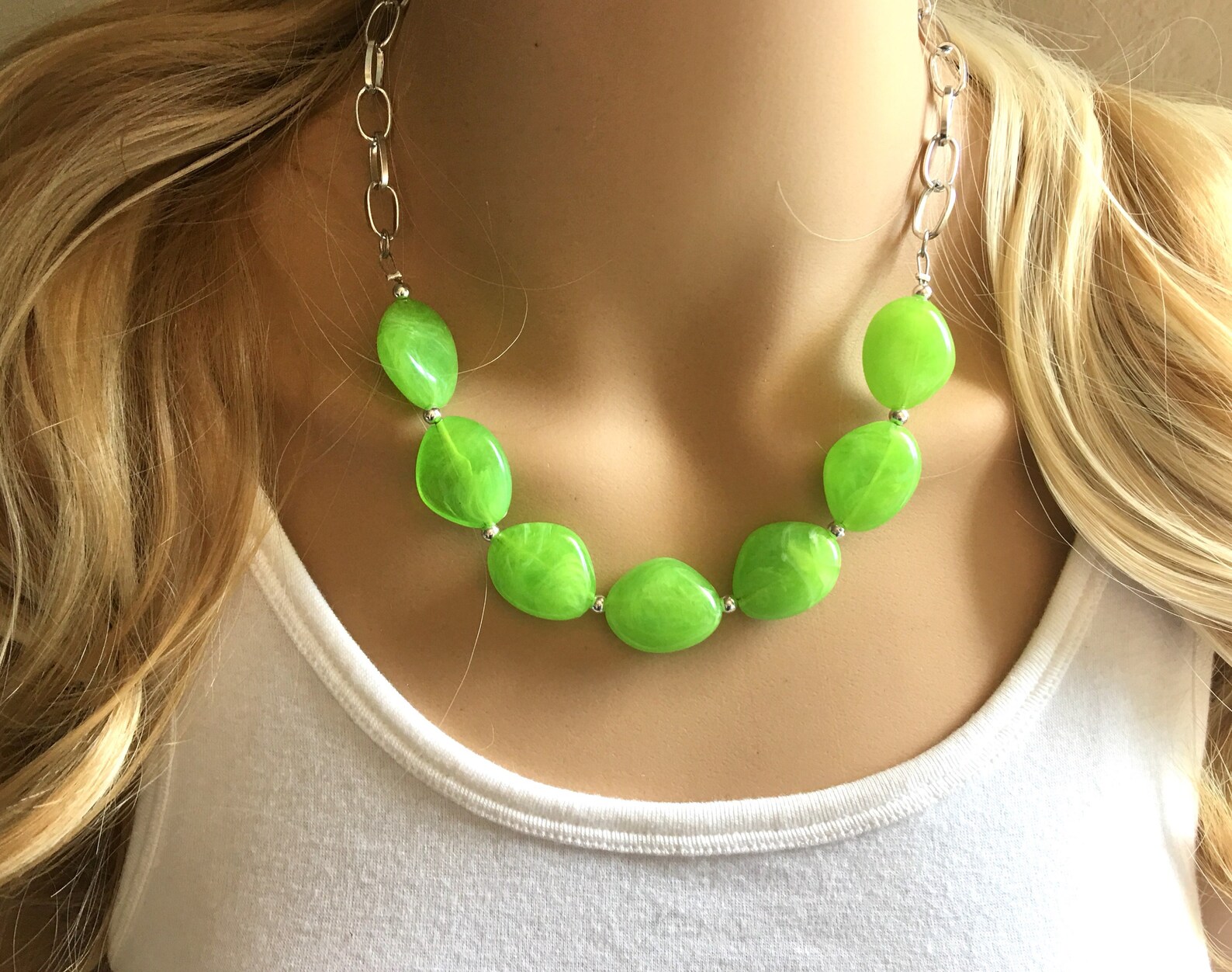 Lime necklace Clearance