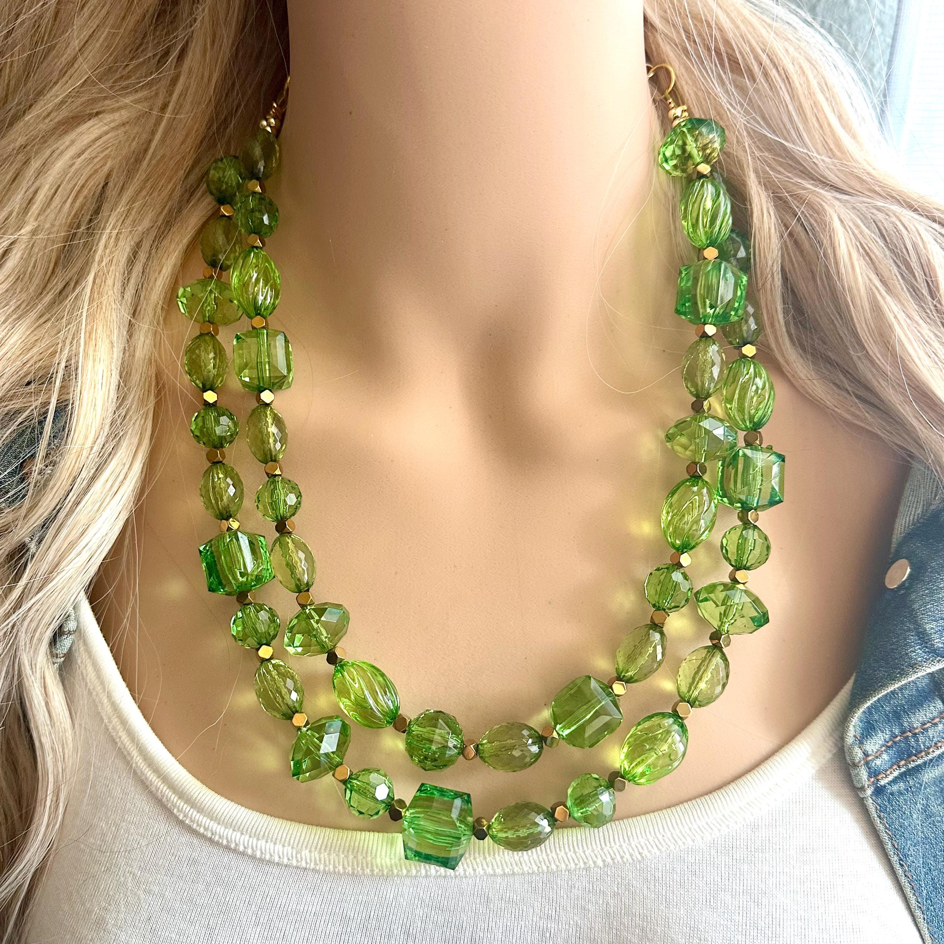 jewelry with olive green dress Liz Lace-Up Mermaid Glitter Formal Dress