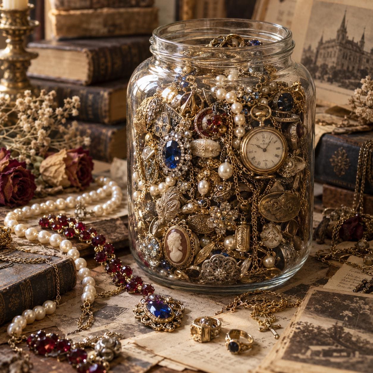 Mystery jewelry jar - Etsy 日本