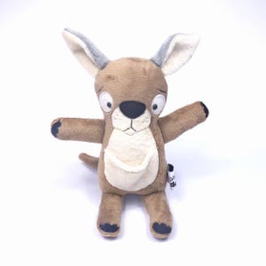 Pocket Softie Kangaroo PDF Patron de couture en peluche