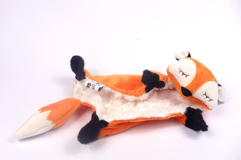 Sleepy Fox Security Blanket Lovey Sewing Pattern image 1