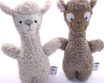 Pocket Softie Alpaca Llama PDF Soft Toy Plush Sewing Pattern