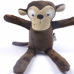 Two size Monkey PDF Soft Toy Sewing Pattern