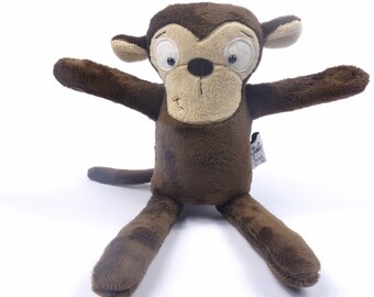 Two size Monkey PDF Soft Toy Sewing Pattern