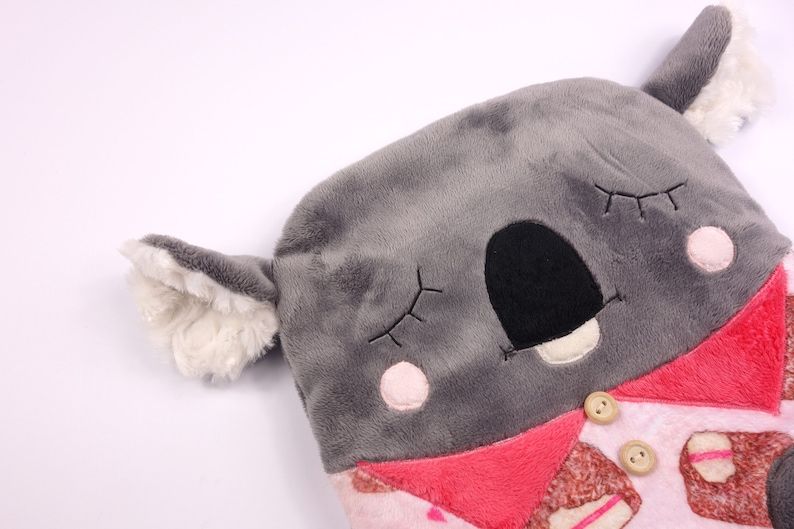 Koala Hot Water Bottle Cover PDF Sewing Pattern Etsy