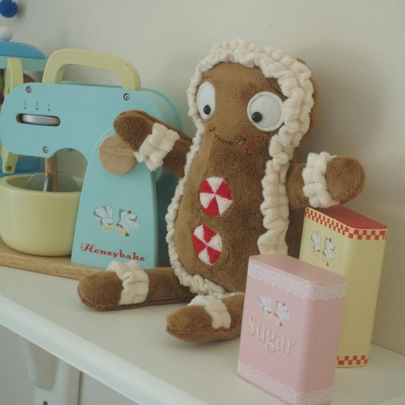 Gingerbread Man PDF Soft Toy Plush Sewing Pattern - Etsy