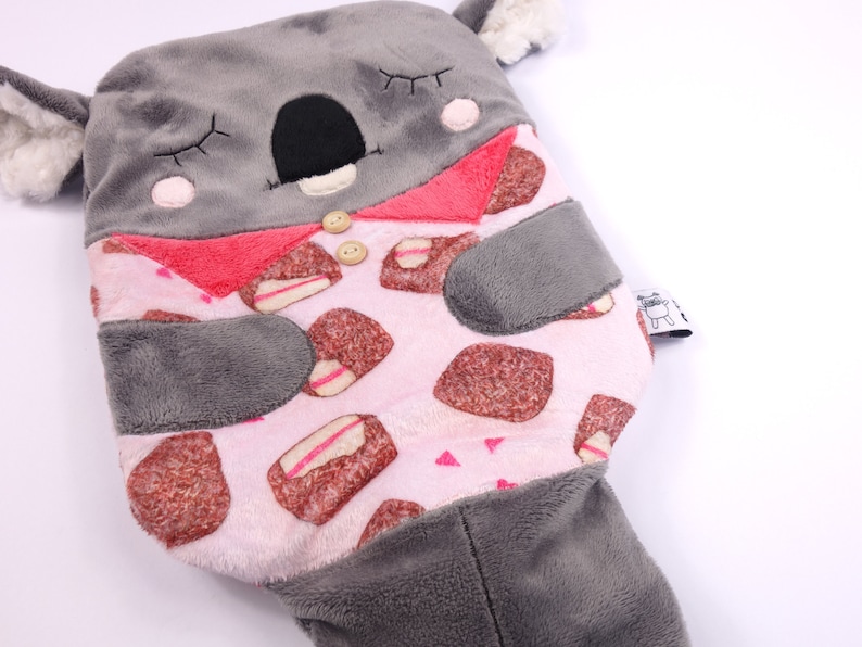Koala Hot Water Bottle Cover PDF Sewing Pattern Etsy