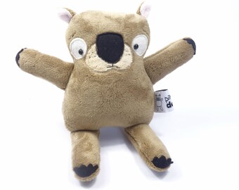 Pocket Softie WOMBAT PDF Patron de couture en peluche
