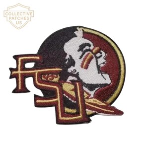 Florida State Seminoles FSU Logo Embroidered Patch | Garnet Gold
