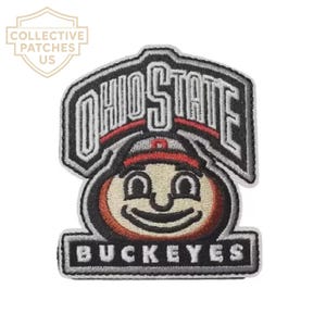 Ohio State Buckeyes Brutus Mascot Embroidered College Patch