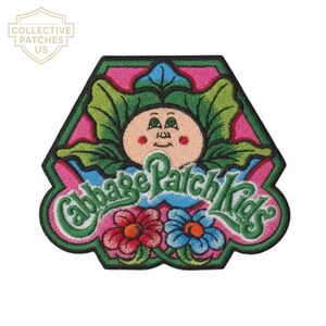 Cabbage Patch Kids Floral Doll Embroidered Patch | Retro Toy Gift