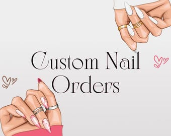 Custom Handmade Press On Nails