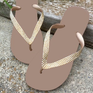 Chanclas de oro top