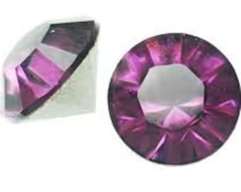 24 pcs Amethyst Purple February Swarovski Crystal Chaton point back 4mm pp31 series 1088 foiled gemstone jewelry repair DIY Rhinestone Beads