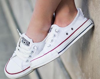 white slip on converse womens
