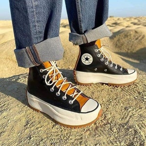 Converse run star hike jaune moutarde