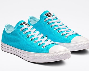 women's teal aqua blue converse shoes