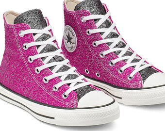 pink sparkly converse