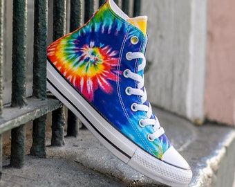 tie dye high tops