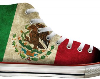 mexican flag converse shoes